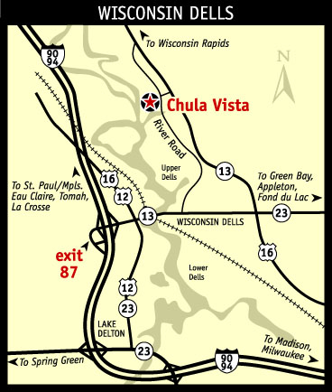 Chula Vista Resort directions